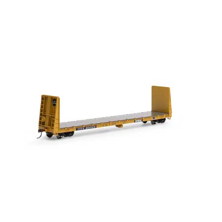 Trailer Train 60' bulkhead flatcar #804168