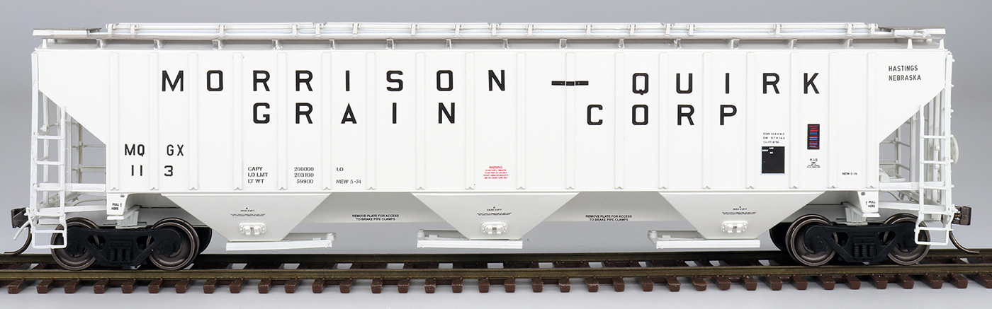 Morrison-Quirk Grain Corporation PS 4750 CF 3-Bay Rib-Sided Hopper #78
