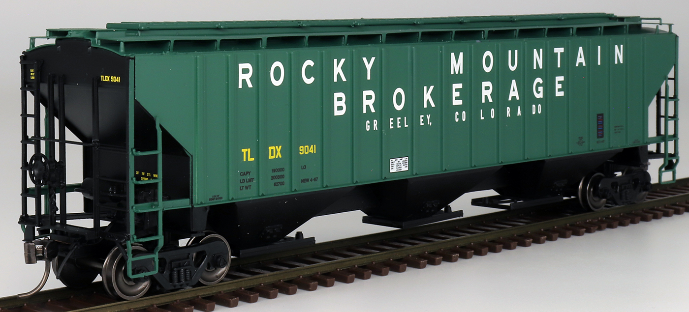 Rocky Mountain Brokerage PS 4750 CF 3-Bay Rib-Sided Hopper #9039