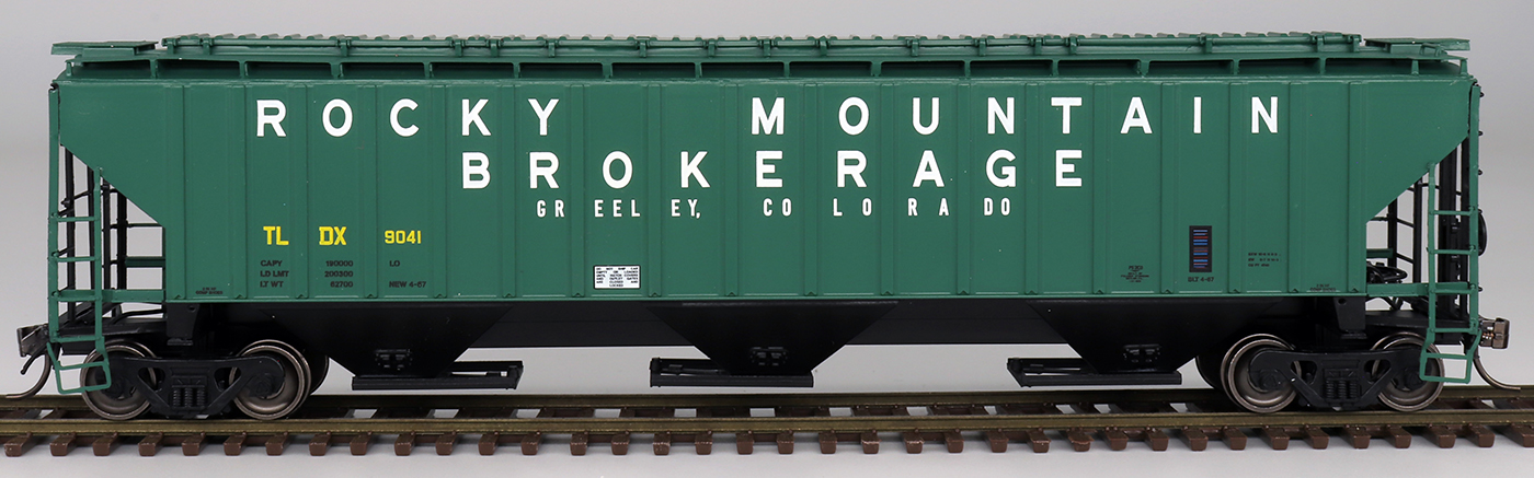 Rocky Mountain Brokerage PS 4750 CF 3-Bay Rib-Sided Hopper #9040