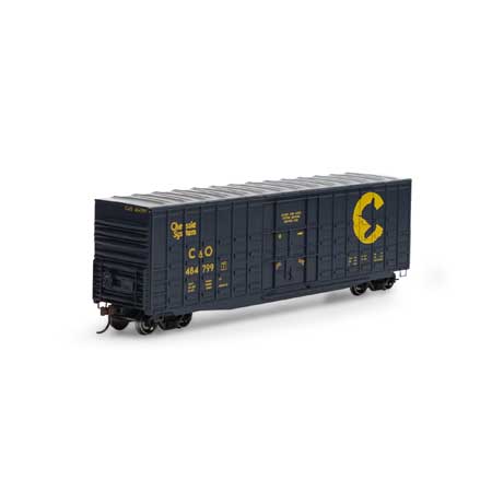 Chessie System 50' high cube waffle side boxcar #484799