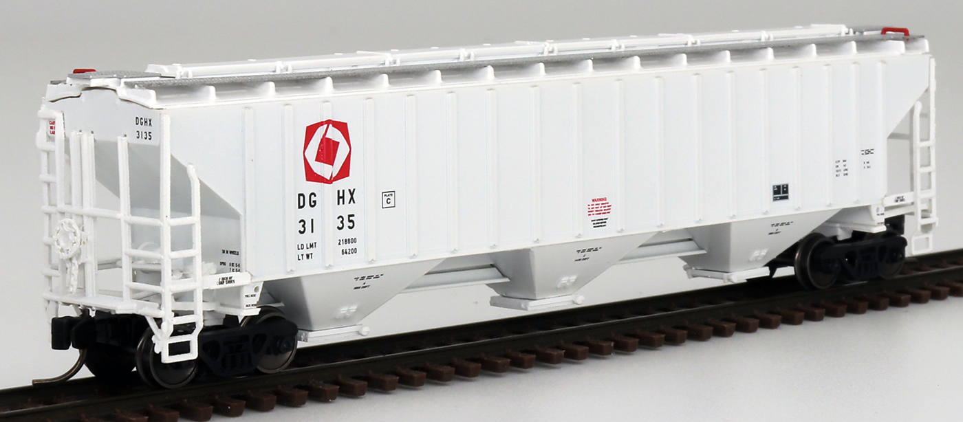 Searles Valley Minerals PS 4750 CF 3-Bay Rib-Sided Hopper #3034