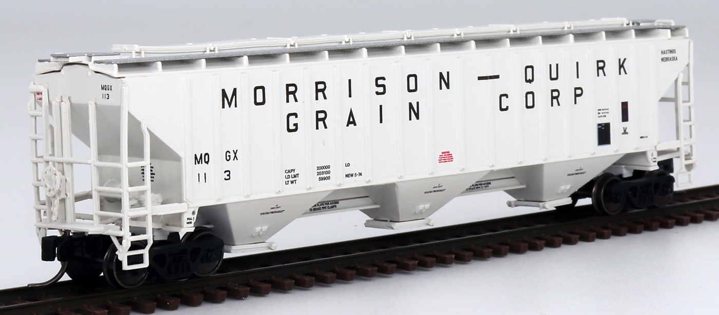 Morrison-Quirk Grain Corporation PS 4750 CF 3-Bay Rib-Sided Hopper #78