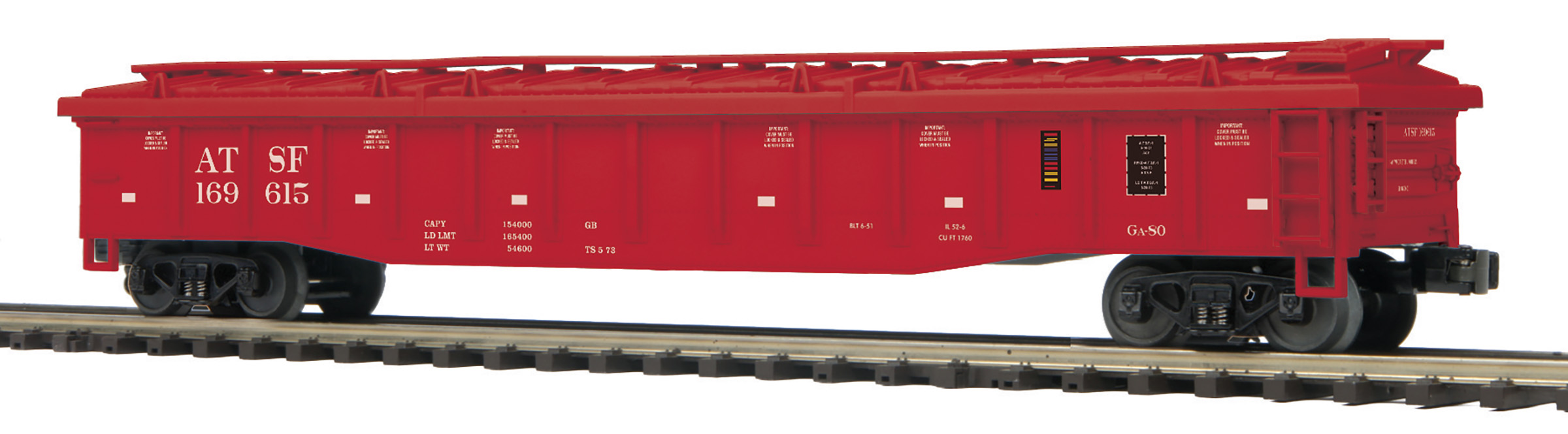 Santa Fe gondola car with cover