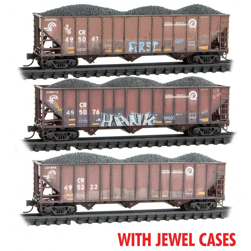 Conrail Weathered 3-Pack