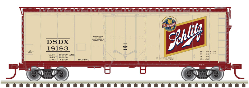 Schlitz 40' plug door boxcar #18156