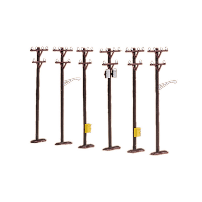 6-piece telephone pole set