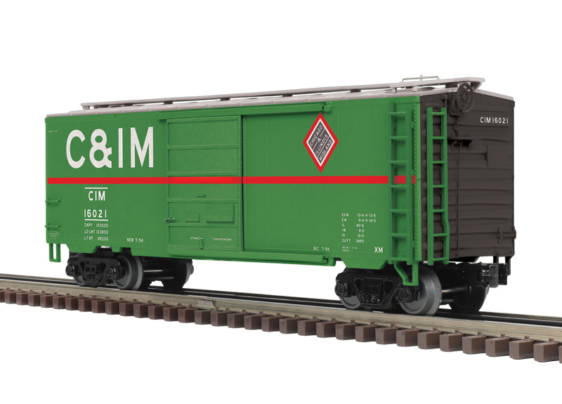 Chicago & Illinois Midland 40' boxcar #16114