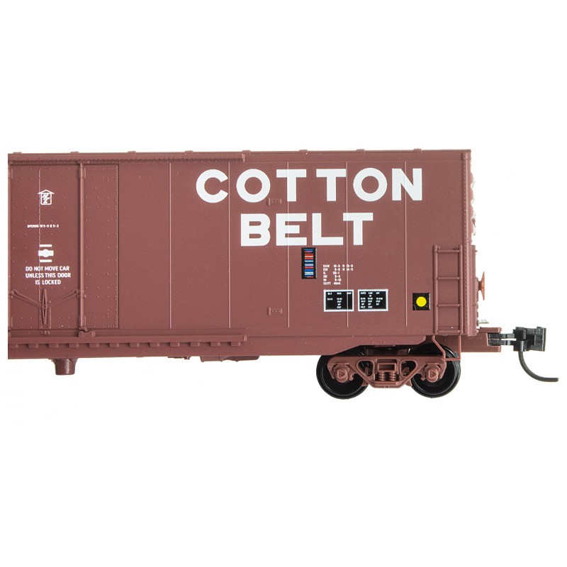 Cotton Belt 50' Standard Box Car 8' Plug Door Without Roofwalk #56425