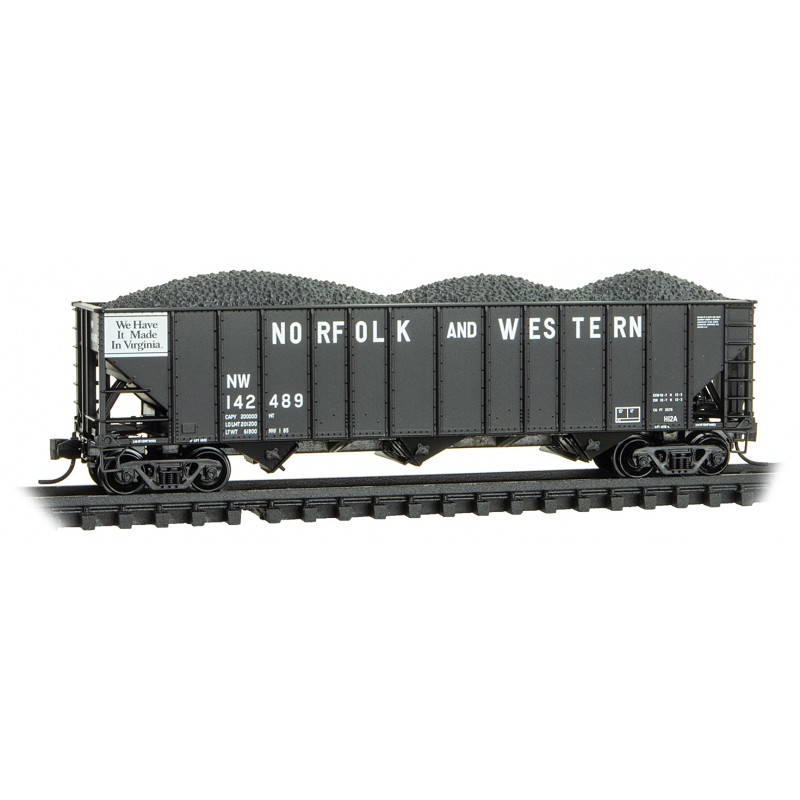 Norfolk & Western 100-Ton 3-Bay Open Hopper #142489