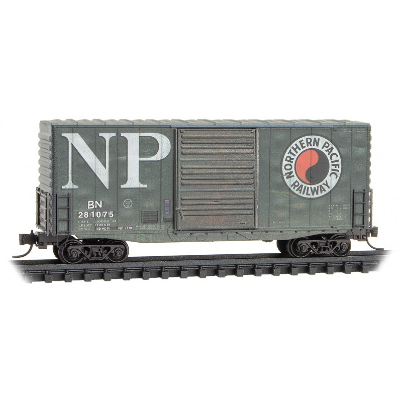 Burlington Northern Ex-NP 40' Hy-Cube Box Car Single Door #281075
