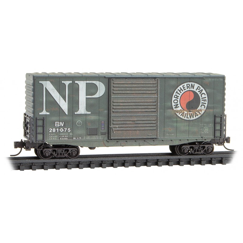 Burlington Northern Ex-NP 40' Hy-Cube Box Car Single Door #281075