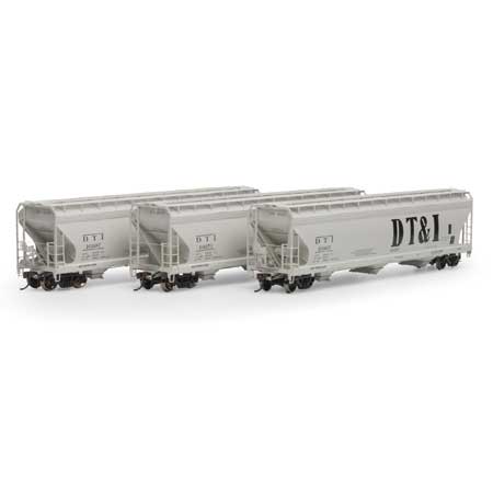 Detroit, Toledo & Ironton 4600 Covered Hopper 3-Pack