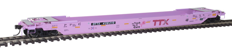 TTX "On Track for a Cure' 48' Gunderson all purpose well car #456310