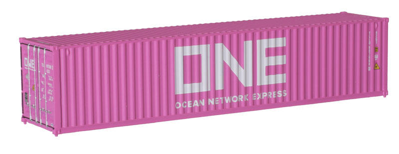 Ocean Network Express (pink) 40' standard height container set #1