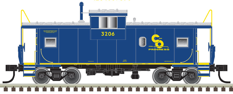 Chesapeake & Ohio extended vision caboose #3209