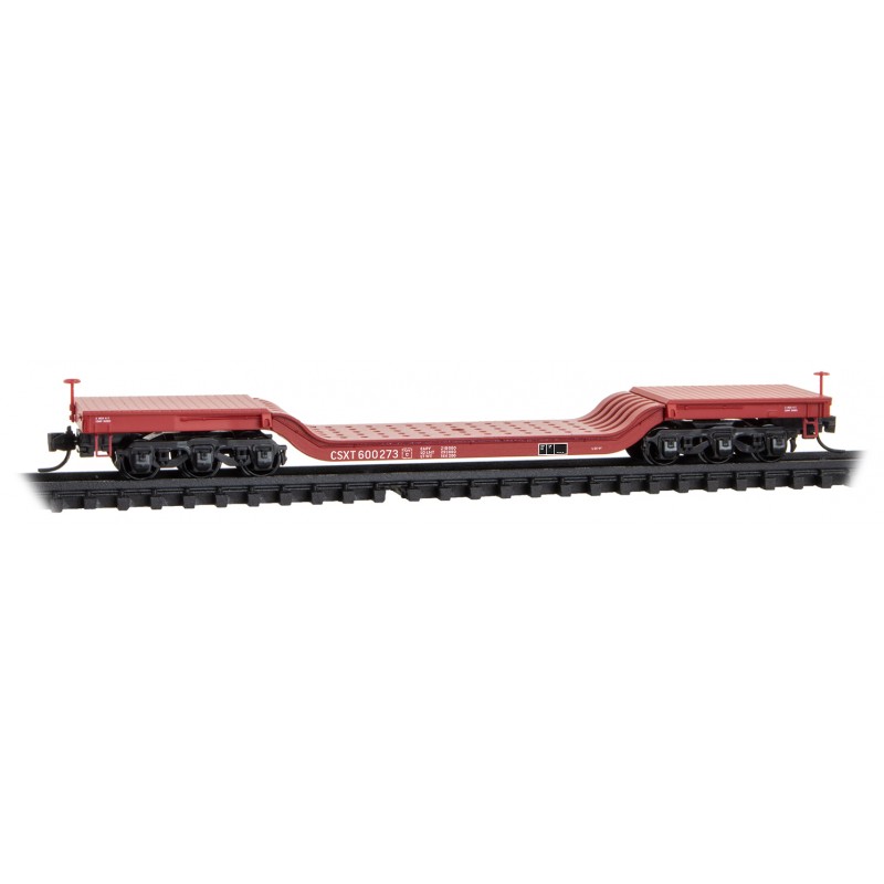 CSX Heavyweight Depressed-Center Flat Car #600273