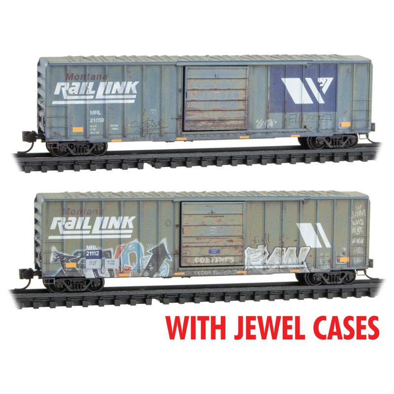 Montana Rail Link Weathered 2-Pack With Jewel Cases