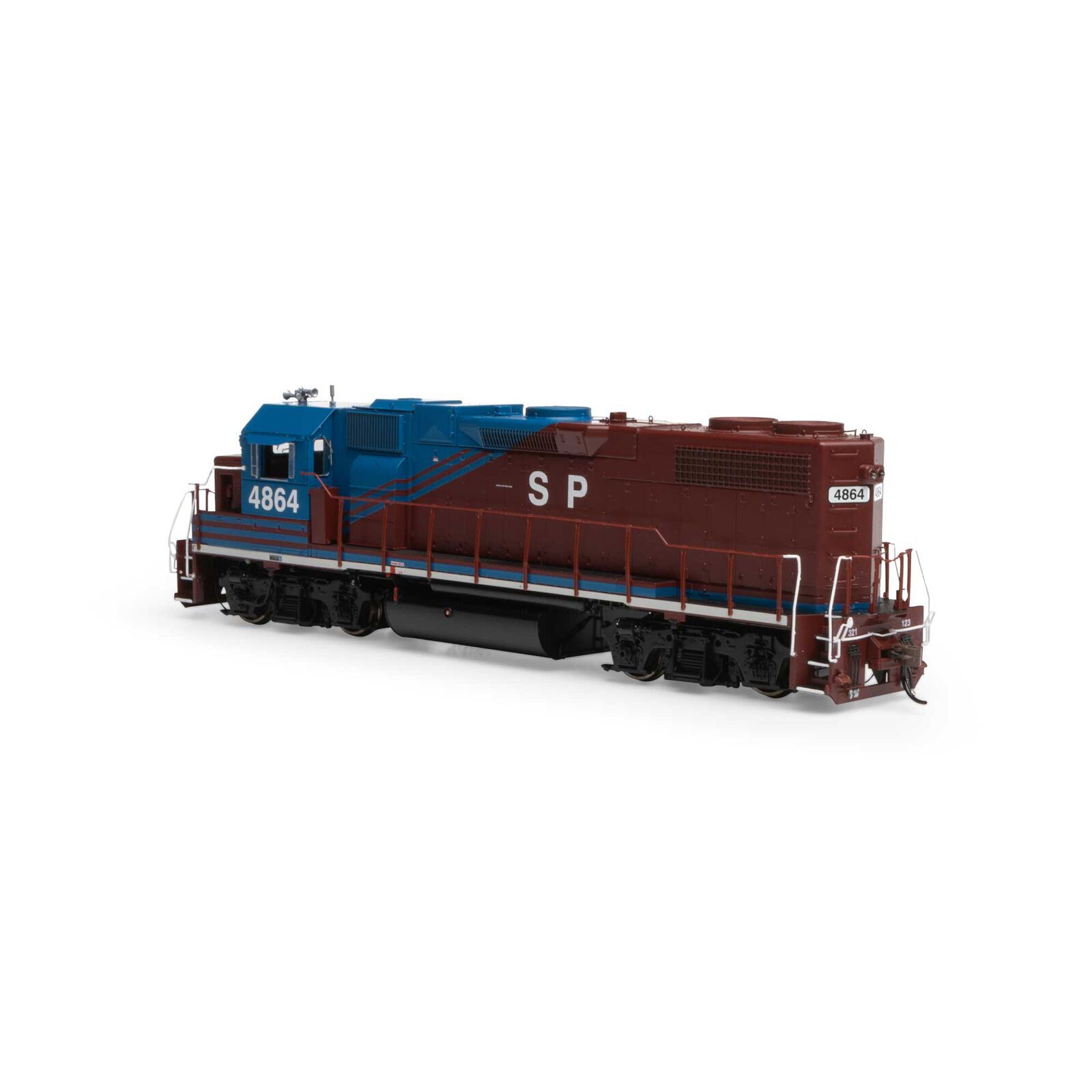 Southern Pacific (ex-HELM) GP38-2 #4864 with Tsunami2