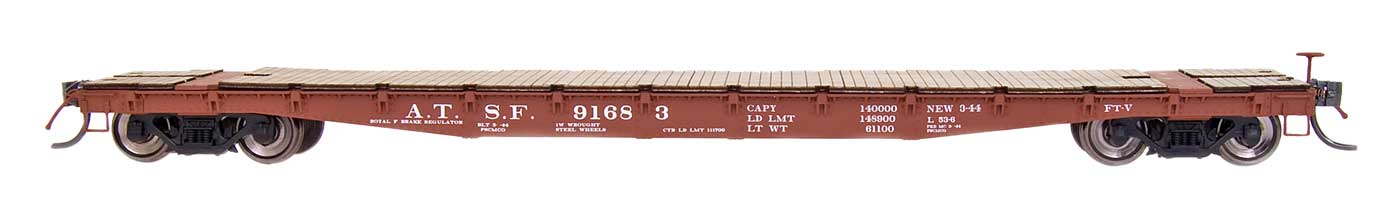 Santa Fe AAR 70-Ton 53' 6" Flat Car #91647