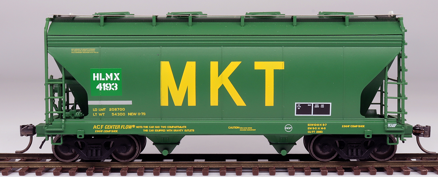 HLMX Ex-MKT ACF 2-Bay Covered Hopper #4154