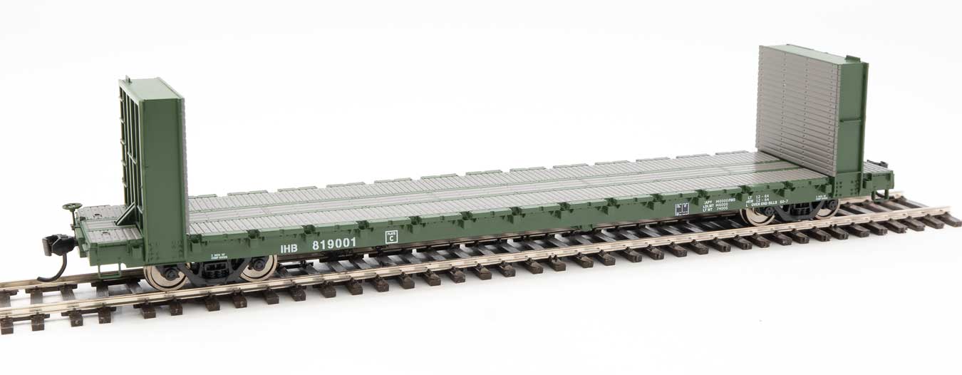 Indiana Harbor Belt 60' P-S Bulkhead Flat Car #819001