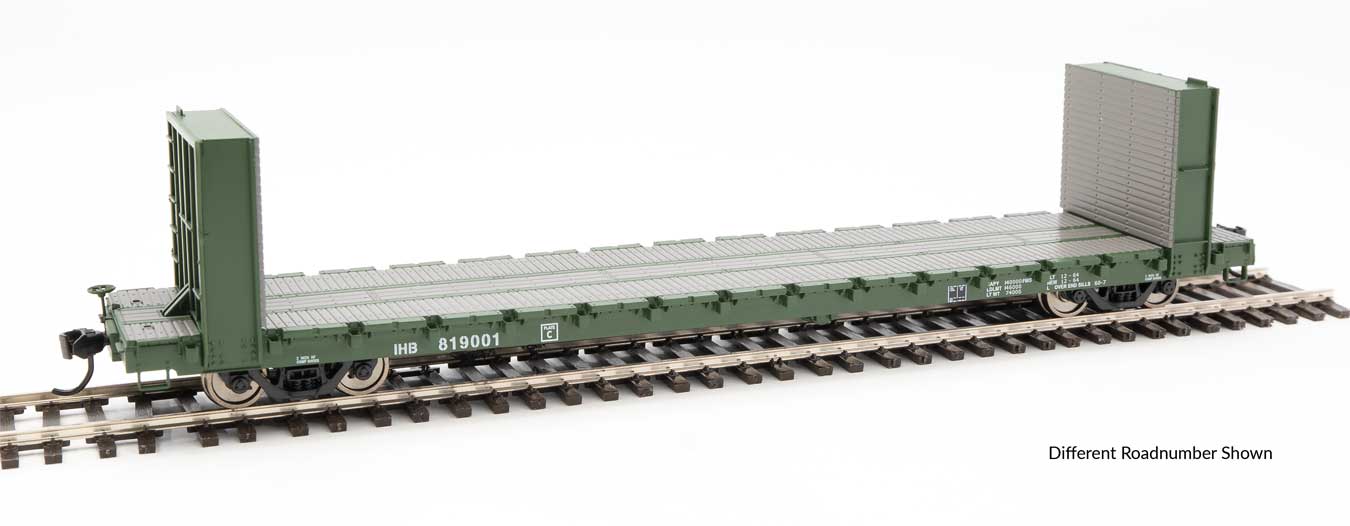 Indiana Harbor Belt 60' P-S Bulkhead Flat Car #819006