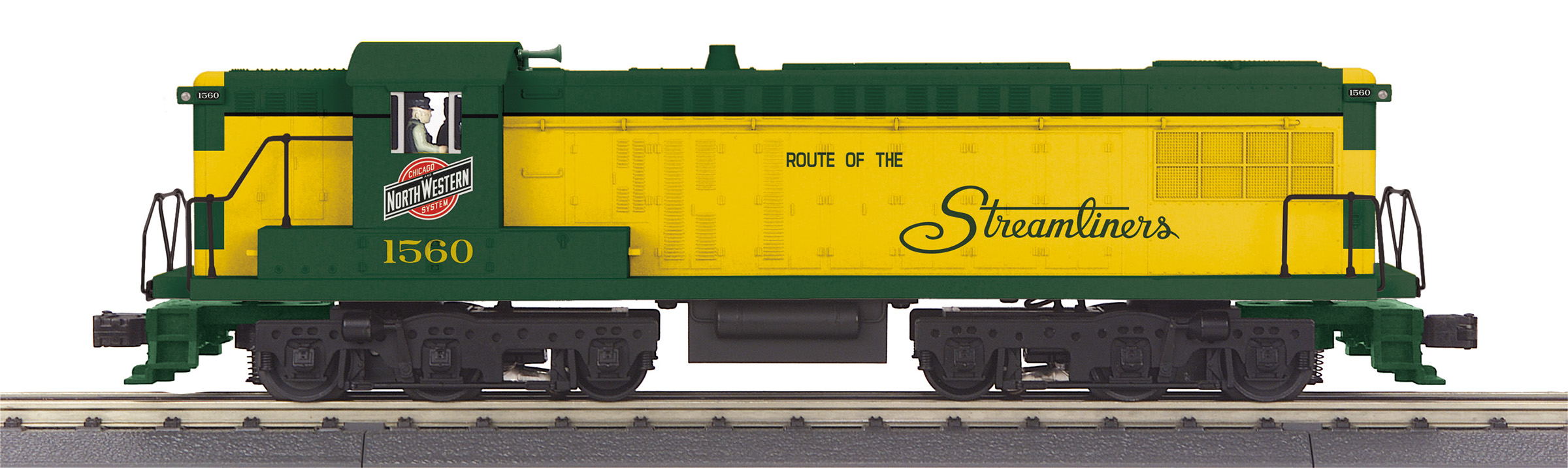 Chicago & North Western scale AS-616 #1560 with ProtoSound 3.0