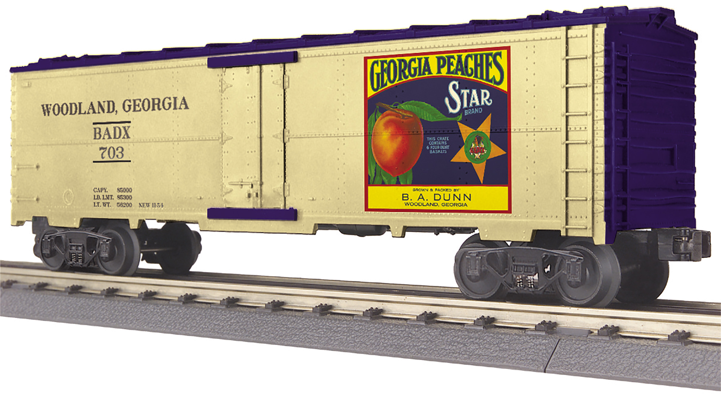 Georgia Peaches modern reefer car #703