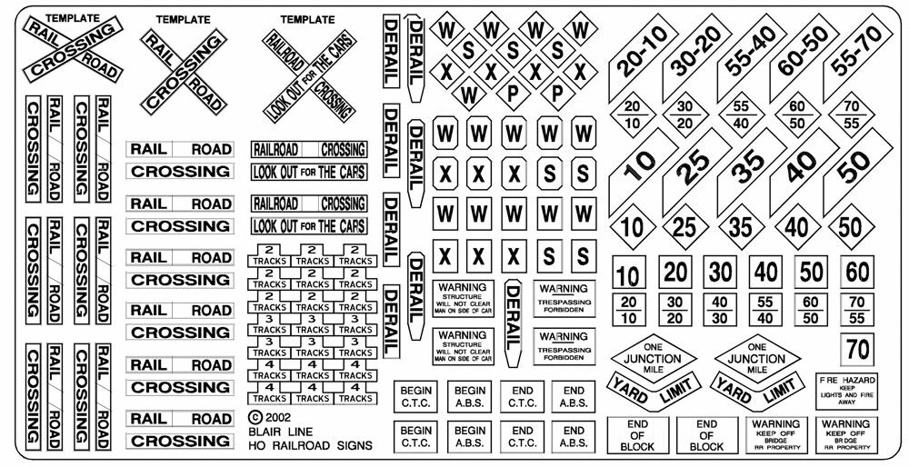 Railroad Signs