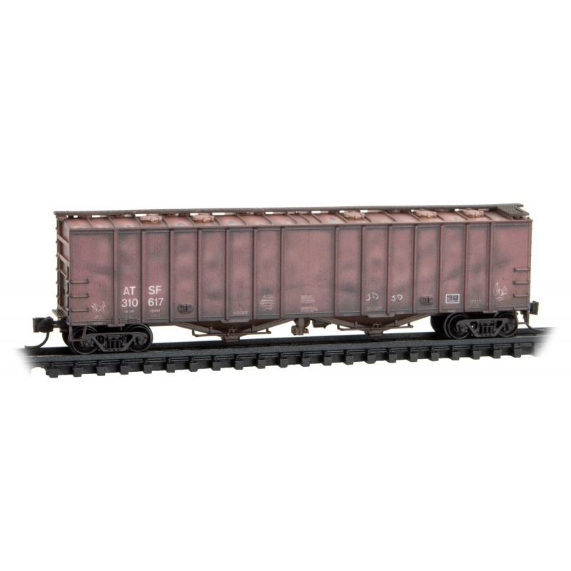 Atchison, Topeka & Santa Fe Weathered 50' Airslide Hopper #310617