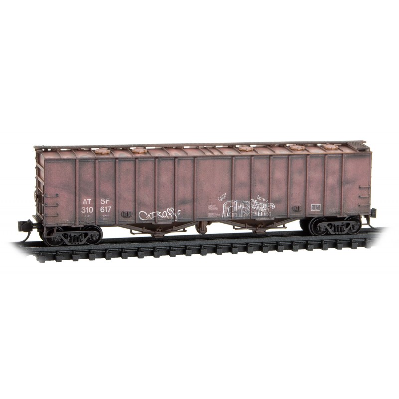 Atchison, Topeka & Santa Fe Weathered 50' Airslide Hopper #310617