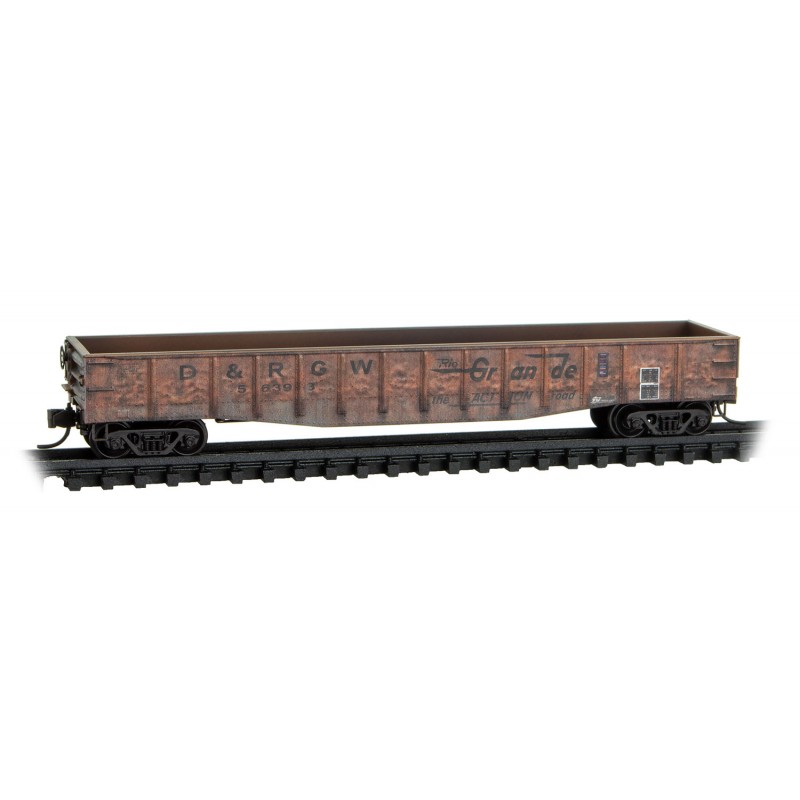Denver & Rio Grande Western Weathered Four Pack With Jewel Cases