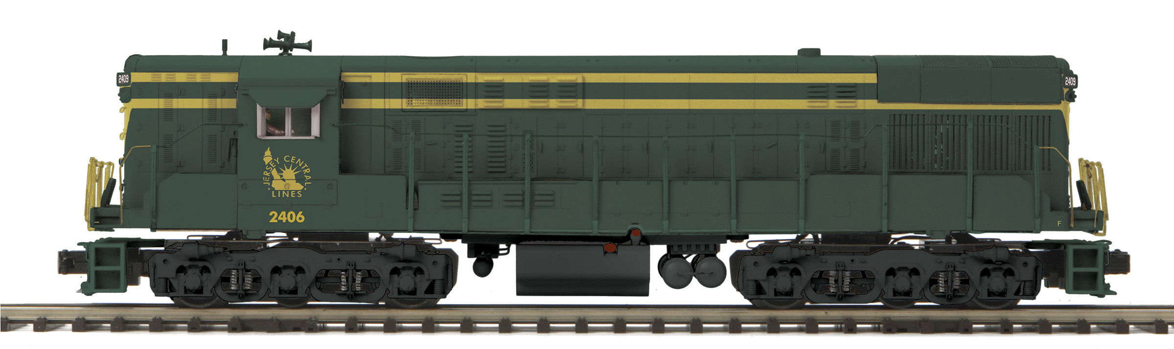 Jersey Central FM Trainmaster #2406 with ProtoSound 3.0