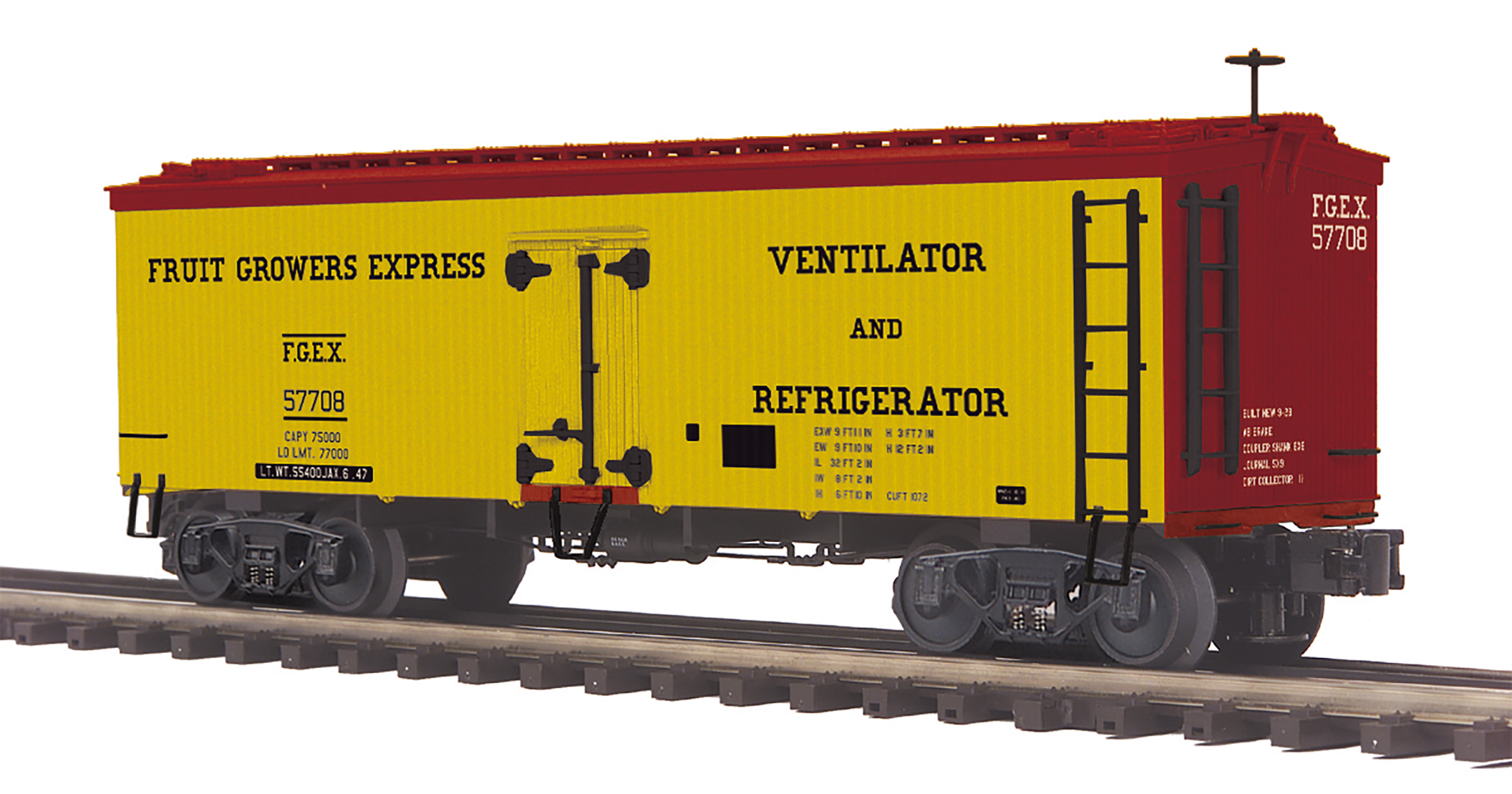 Fruit Growers Express 36' wood sided reefer
