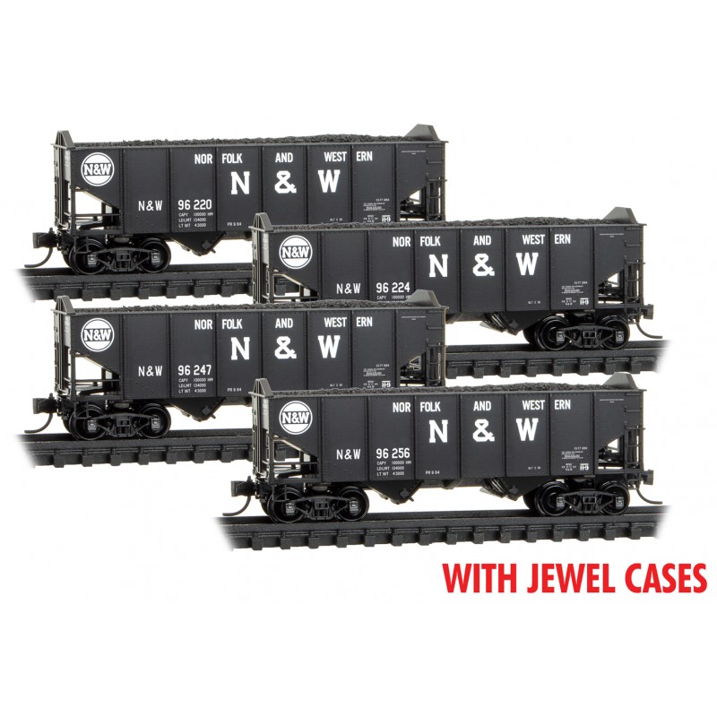 Norfolk & Western Four Pack With Jewel Cases