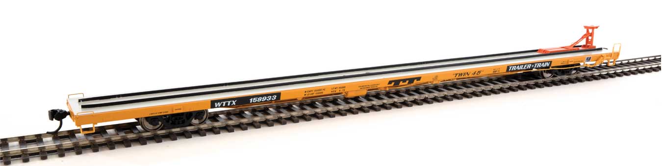 TTX 89' Bethlehem Flush-Deck Flat Car #158933