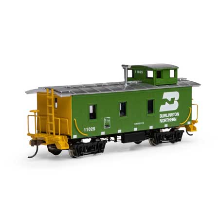 Burlington Northern 3-Window Standard Wood Caboose #11025