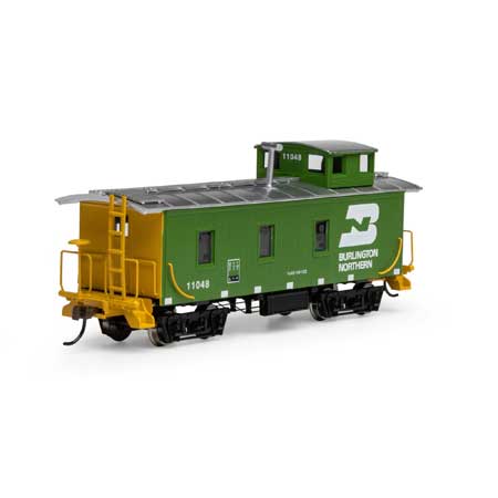 Burlington Northern 3-Window Standard Wood Caboose #11048