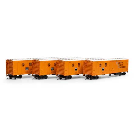 Union Pacific 50' Exterior Post Mechanical Reefer 4-Pack