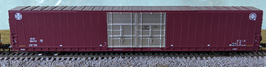 Santa Fe 86' auto parts boxcar #36691