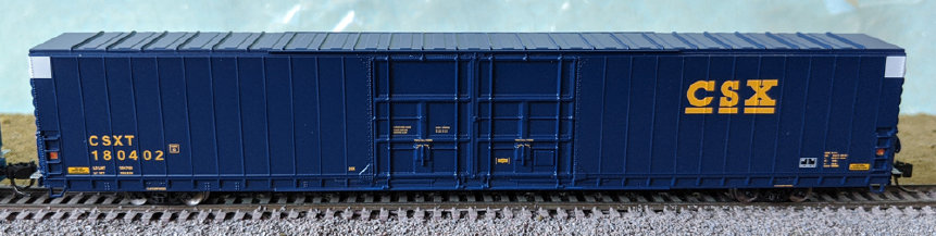 CSX 86' auto parts boxcar #180405