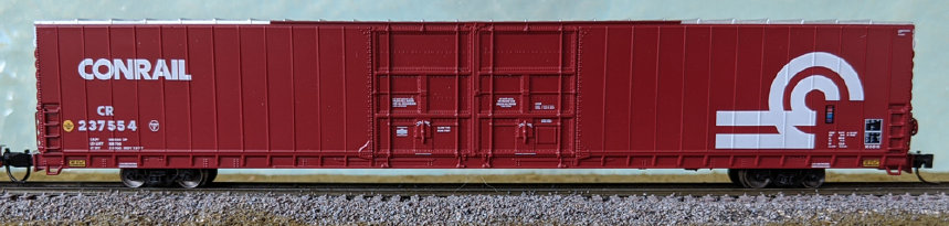 Conrail (large logo) 86' auto parts boxcar #237554