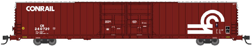Conrail (large logo, high name) 86' auto parts boxcar #240729