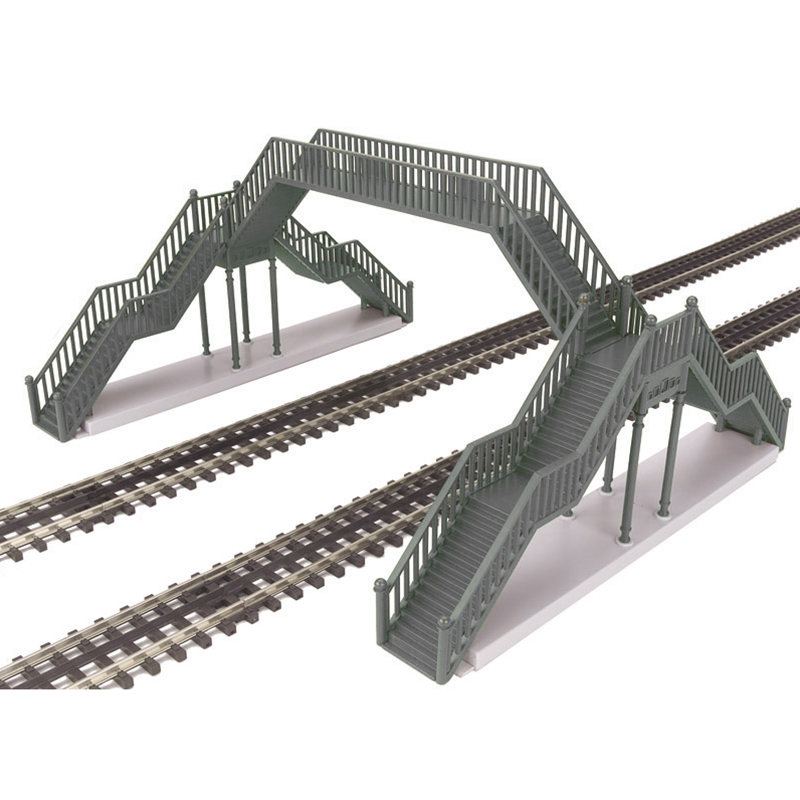 double track pedestrian crosswalk - silver