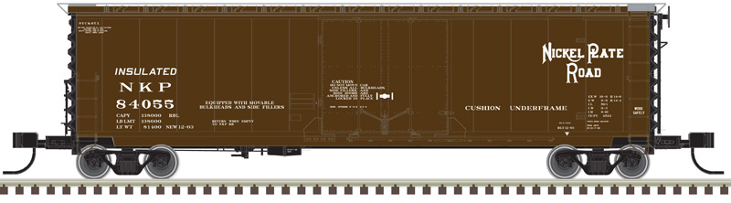 Nickel Plate Road 50' GA RBL boxcar #84055