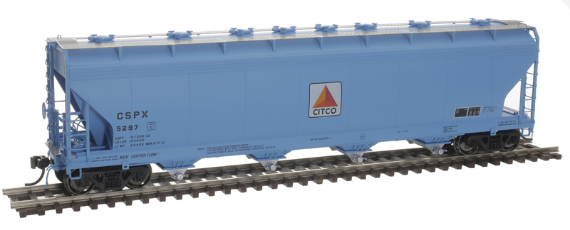 Citgo (blue) ACF 5250 covered hopper #5297