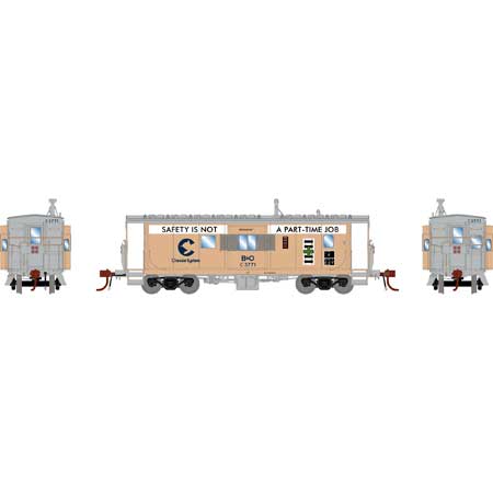 Chessie System (B&O) FGE C-26 ICC caboose # C-3771 with lights