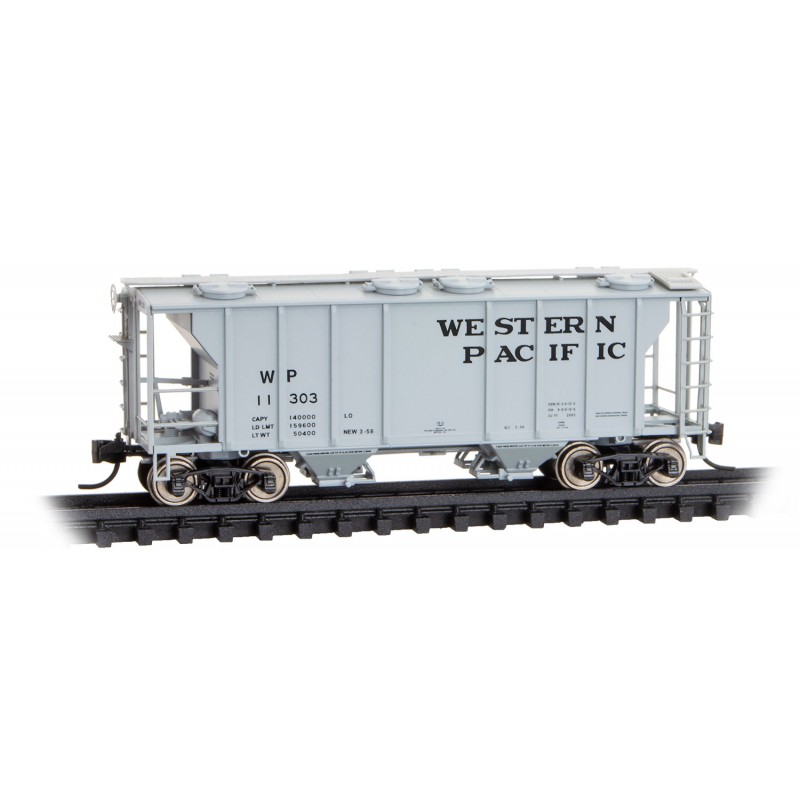 Western Pacific PS-2 2-Bay Covered Hopper #11303