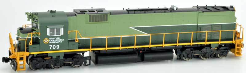 British Columbia Railway MLW M630 #709 with LokSound